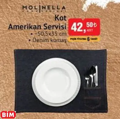 MOLİNELLA KOT AMERİKAN SERVİSİ MOLİNELLA KOT AMERİKAN SERVİSİ